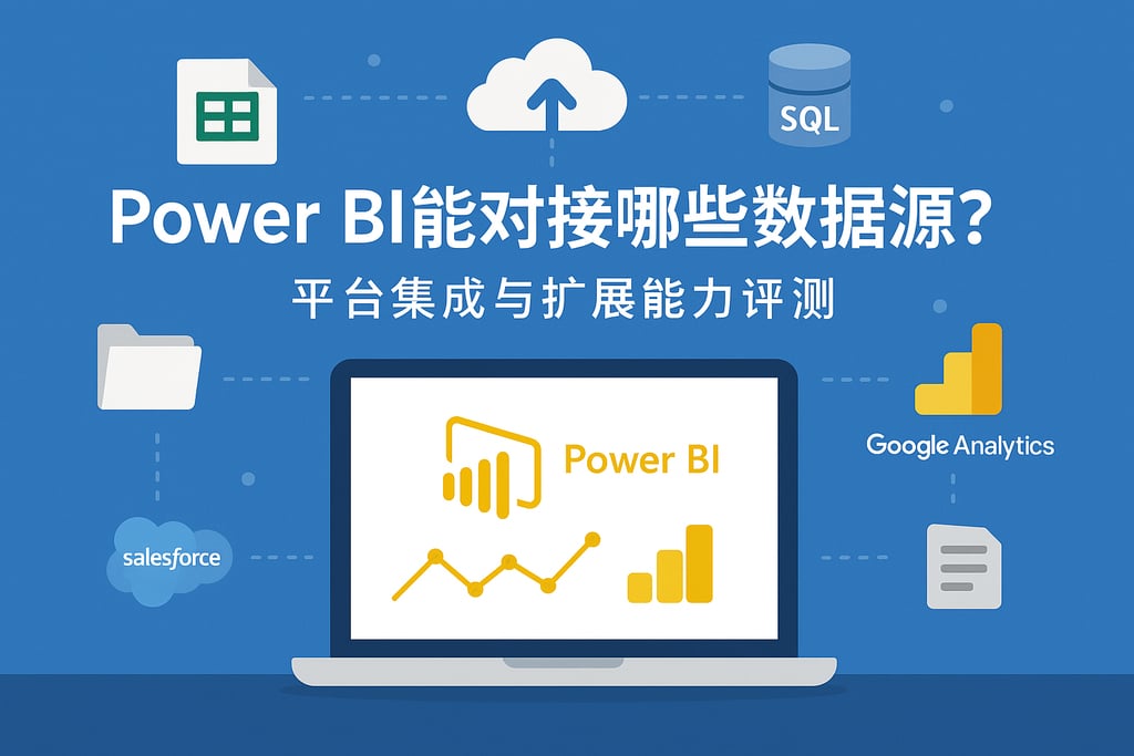 Power BI能对接哪些数据源？平台集成与扩展能力评测